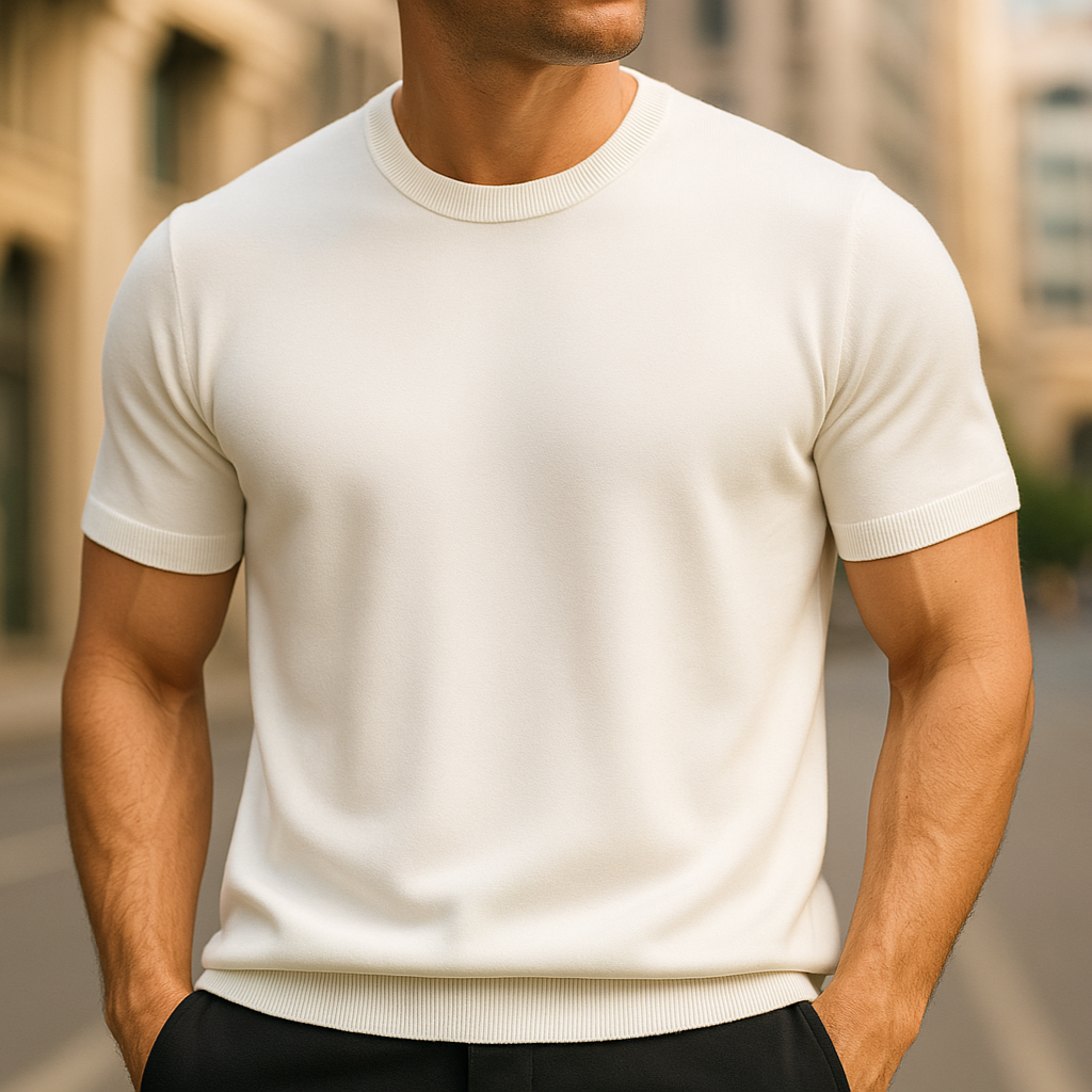 CAELUR | Hochwertiges Kaschmir T-Shirt