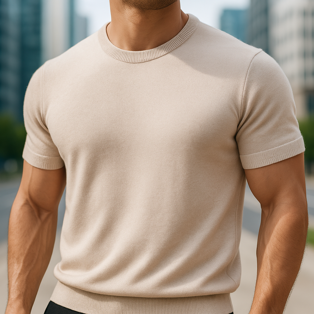 CAELUR | Hochwertiges Kaschmir T-Shirt
