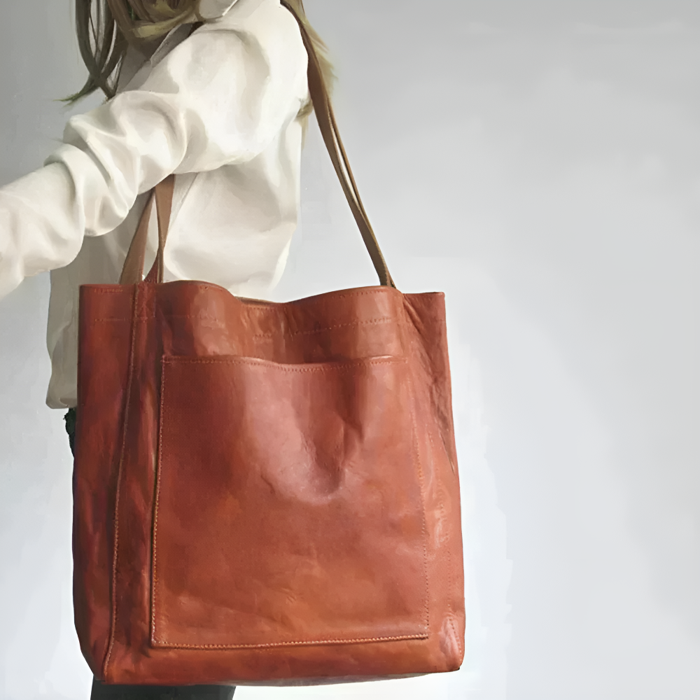 LORENA | Modern Chic Lederhandtasche – Stil trifft Alltagstauglichkeit