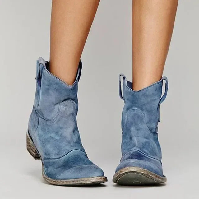DESTINY | Elegante Cowboy-Stiefeletten im Vintage-Stil für Damen