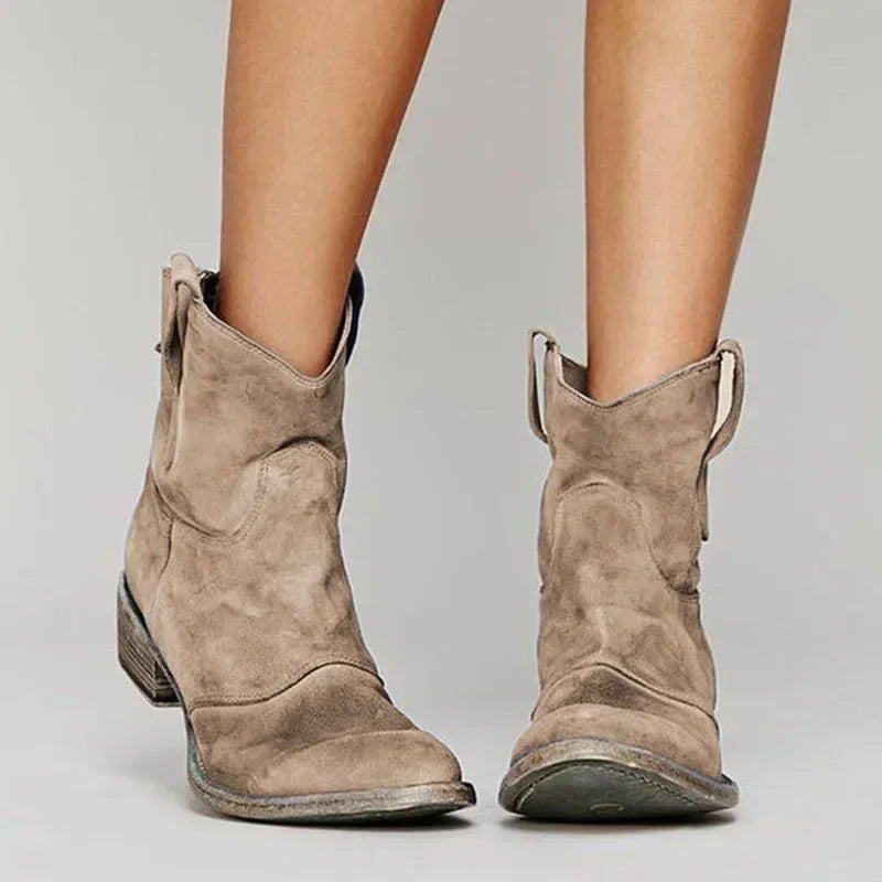 DESTINY | Elegante Cowboy-Stiefeletten im Vintage-Stil für Damen