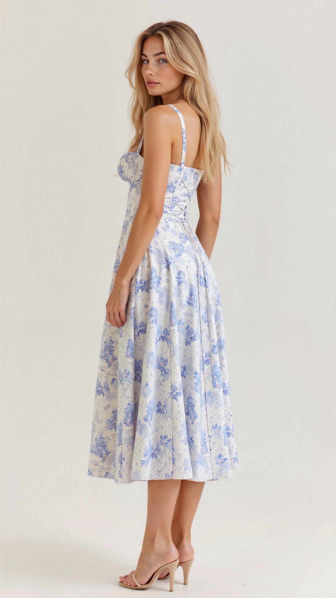 ELVIRA | Figurbetontes Sommerkleid mit Schleifendetail