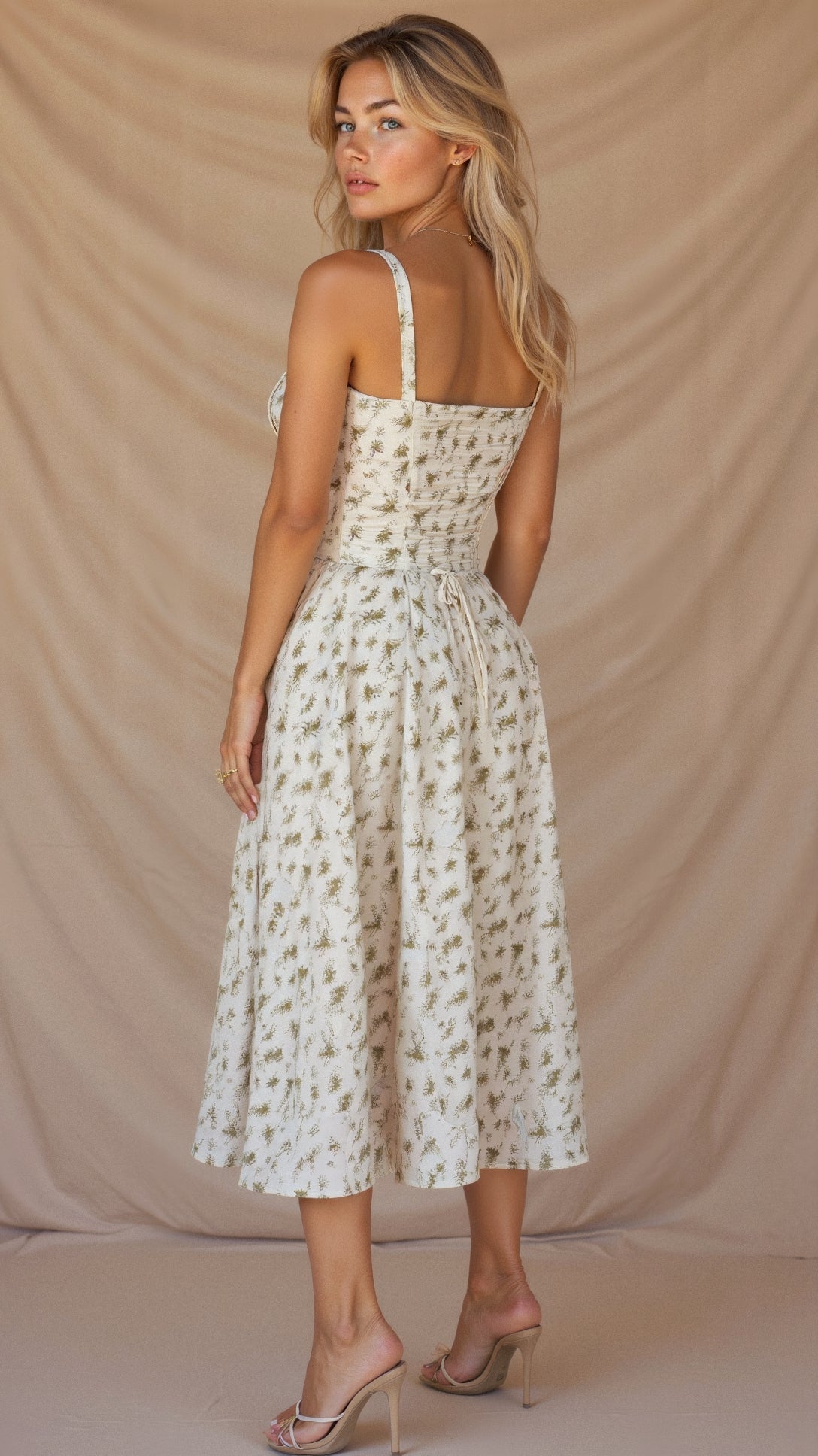 ELVIRA | Figurbetontes Sommerkleid mit Schleifendetail