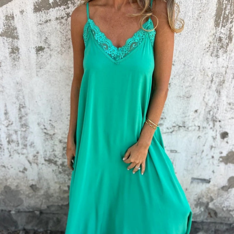 RIA | Elegante V-Ausschnitt-Kleid