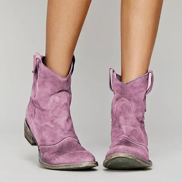 Destiny | Elegante Cowboy-Stiefeletten im Vintage-Stil für Damen