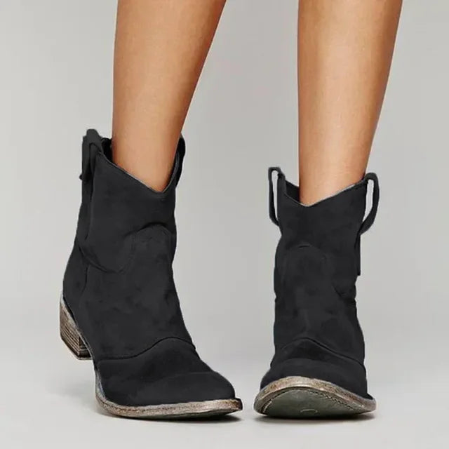 Destiny | Elegante Cowboy-Stiefeletten im Vintage-Stil für Damen