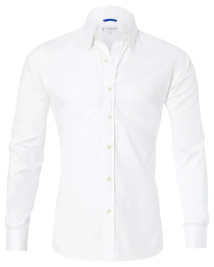 Oxford Stretch Zip Shirt (Kostenloser Versand)