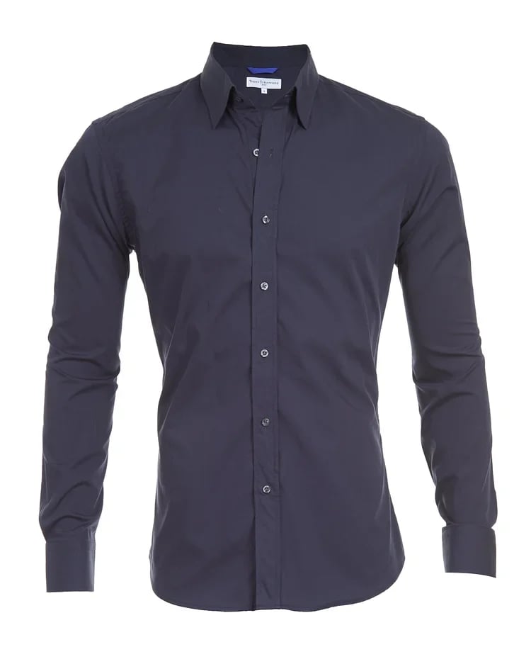 Oxford Stretch Zip Shirt (Kostenloser Versand)