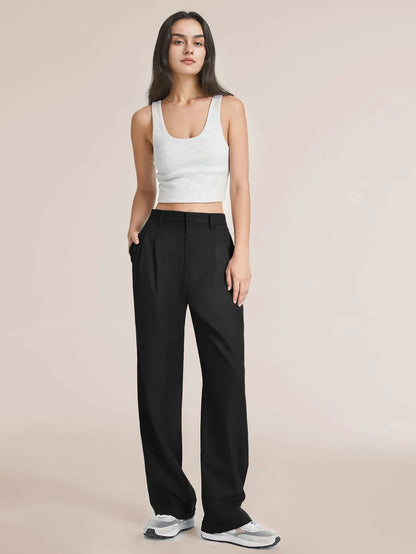 MAVIERE|HOCH TAILLIERTE HOSE MIT WEITEM BEIN