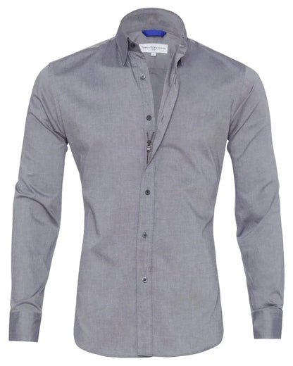 Oxford Stretch Zip Shirt (Kostenloser Versand)