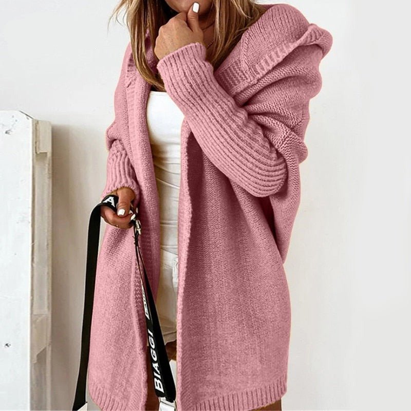 Comfy™ - Boxy-Cardigan in Übergröße mit langen Ärmeln