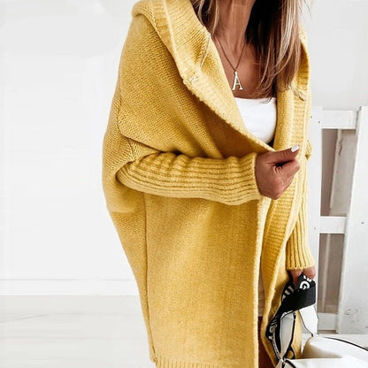 Comfy™ - Boxy-Cardigan in Übergröße mit langen Ärmeln